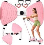 Waist Twister Machine Exercise, Ab Twister Board with 300 Lbs Weight Capacity, Adjustable Noiseless Twist Board for Exercise, Home Abs Exercise Equipment for Women/Men - Image 2