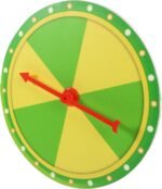 Wall Hanging Prize Wheel Small Turn Plate for Parties and Events Creative DIY Blank Slots Lottery Spin Wheel for Carnivals Classrooms Trade Shows and Family Fun - Image 2