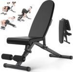 Weight Bench, 900LBS Adjustable Strength Training Bench for Full Body Workout With Fast Folding, for Home Gym - Image 2