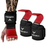 Weight Lifting Hooks, Padded Weight Lifting Straps Wrist Straps for Men and Women, Premium Deadlift Straps for Weightlifting and Powerlifting, Weight Lifting Gloves for Pull Ups - Image 2