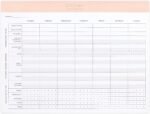 Wellness Tracker Planning Pad - Best Notepad for Improving Mental & Physical Health - Daily/Weekly Log for Fitness, Self-Love, Meals, Sleep, Water, and Reflection (Blush) - Image 2