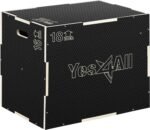 Yes4All 3 in 1 Non-Slip Wooden Plyo Box, Step Up Box for Workout, Plyometric Jump Box for Skipping, Jumping, Lunges, Squats, Dips - Image 2