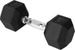 Yes4All Chrome Grip Encased Hex Dumbbells – Hand Weights With Anti-Slip 5-50 LBS Single - Image 2