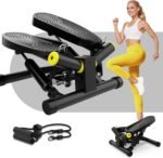 ZIWWVY- Mini Twist Stepper, Stepper Machine with 330LBS Weight Capacity, Mini Stepper for Full Body Workout, Adjustable Step Height, Smooth and Quiet, Step Machine for Men Women - Image 2