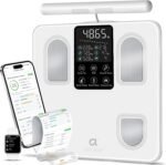arboleaf Scale for Body Weight, Smart Scale with BMI, Body Fat, Muscle Mass, 26 Metrics Full Body Composition Analyzer, 8-Electrode High Precision Digital Bathroom Scale, Bluetooth Sync, White - Image 2