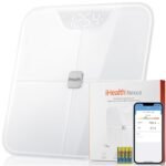 iHealth Nexus Smart Scale for Body Weight Bluetooth, Digital Bathroom Scale Body Fat and Muscle, Body Composition Monitor Health Analyzer for BMI Compatible for iOS & Android Accurate to 0.1lb-White - Image 2