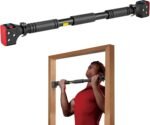 leikefitness Pull-Up Bar For Door Frame Chin Up Bar Upper Body Workout Adjustable Portable Training Pull-Up Bars Bars without Screw - Adjustable Width Locking Mechanism - Image 2