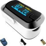 mibest OLED Finger Pulse Oximeter, O2 Meter, Dual Color White/Black - Image 2
