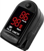 ® FL400 Pulse Oximeter with Carrying Case, Batteries, Neck/Wrist Cord - Black - Image 2