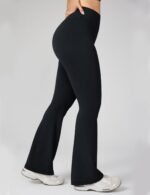 Hugcurve No Front Seam High Waisted Flare Leggings for Women Bootcut Yoga Pants Buttery Soft - 29.5''/31.5''/33.5'' - Image 3