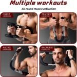 Twister Arm Trainer for Biceps, Chest & Core – Adjustable Resistance Arm Workout Equipment for Home Gym, Strength Training & Muscle Building (40-100 lbs Resistance) - Image 4