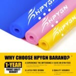 Resistance Bands, Exercise Bands, Physical Therapy Bands for Strength Training, Yoga, Pilates, Stretch Elastic Band with Different Strengths, Workout Bands for Home Gym - Image 5