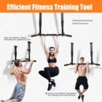 Height Adjustable Pull Up Bar, Heavy Duty Pull Up Bar, BarMount, Ceiling Mount, StrengthTraining Equipment for Home, Gym, Strength Training(Maximum (Ceiling mounted) - Image 4