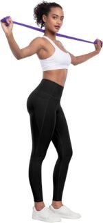 LZYVOO Leggings with Pockets for Women, 6 Packs Soft High Waisted Tummy Control Workout Yoga Pants - Image 5