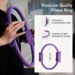 Pilates Equipment - 10-in-1 Pilates Ring and Ball Set | Home Pilates Essentials Kit for Women & Accessories for at Home Workouts to Tone, Strengthen, Balance & Improve Flexibility - Image 7