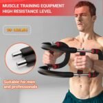 Twister Arm Trainer,30-120lb Adjustable Arm Chest Exerciser with 4 Resistance Springs for Men & Women,Detachable Power-Twist Home Fitness Equipment,Used to Enhance Upper Body Muscle Strength - Image 4