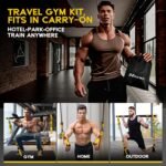Pilates Equipment, Portable Pilates Bar Kit with Resistance Bands, Professional Adjustable Heavy Duty Squat Workout Equipment for Men, Home Gym Muscle Strength Training, Full Body Exercise - Image 6