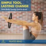 ProBody Pilates Ring Set with 14-Inch Magic Circle Ring, 9-Inch Exercise Ball, 5 Resistance Bands, Pump, Training Guides, & Storage Bag for Core Strength, Balance, Stability Training - Image 3