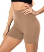 FULLSOFT High Waisted Biker Shorts for Women-5" Tummy Control Fitness Athletic Workout Running Yoga Gym Shorts - Image 2