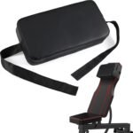 Weight Lifting Pad Bench Chest Press Back Pad for Free Weight Bench Exercises and Chest Press Support Non Slip PVC Leather Foam Support for Home Gym Strength Training - Image 2